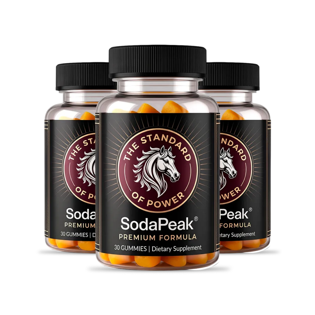 SodaPeak Gummies 3 bottle package